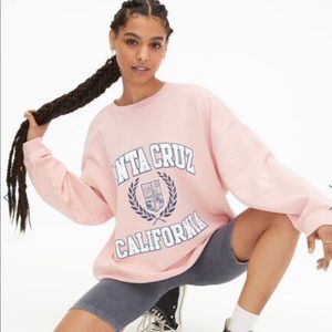 Aeropostale Santa Cruz oversize crewneck – Xs